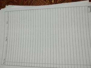 Loose Leaf Paper