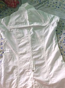 Brand New Women Western White Top.. With Pocket