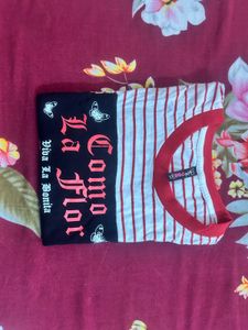 Tshrt(Red and white strip)