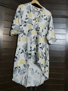 Haute Curry Women Floral Print High-Low Tunic