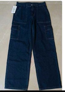 shein brand new with tag cargo jeans women