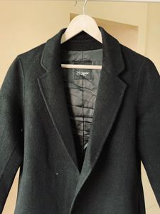 black handmade coat