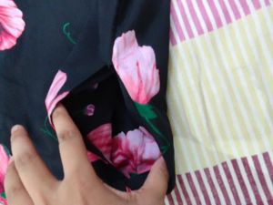 Black Flowery Maxi Dress