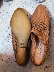 Woven Mule Heels