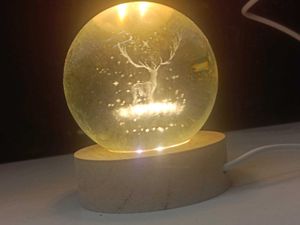 CRYSTAL BALL WITH 2W LED