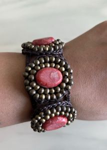 Coral Beaded Bracelet!