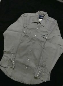 Wrangler Gray Western Shirt