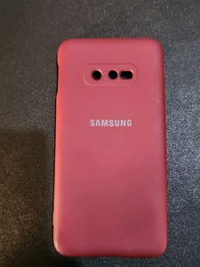 SAMSUNG ORIGINAL S10e Burgundy SILICONE CASE