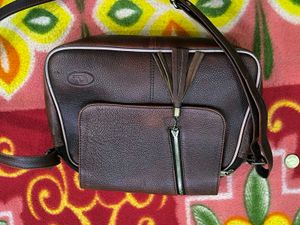 Brown Leather Crossbody Bag