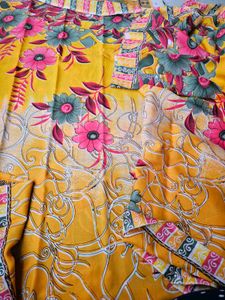 Beautiful Yellow Sharee