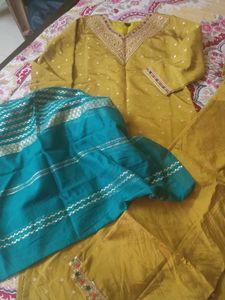 Elegant Mustard Kurta
