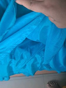 Teal Embellished Anarkali Dress