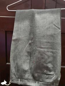 Vintage Gray Wool Men's Full Suit