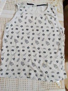 Cute Space Print Tank Top