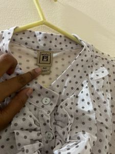 Elegant Polka Dot Midi Dress