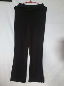 Price Drop!!!!! High Waist Black Pant In Boot Cut (Korean Style)