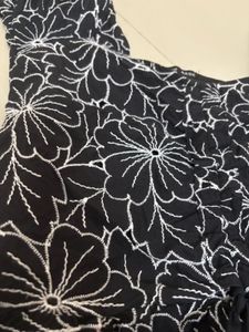black zara top