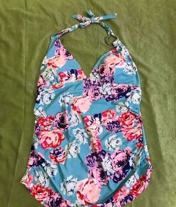 Floral Tankini Swim Top