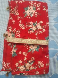Silk Red Saree