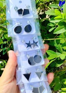 Geometric Stud Earring Set
