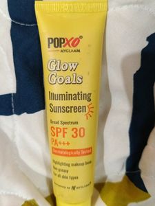MyGlamm PopXO Glow Goals Illuminating Sunscreen
