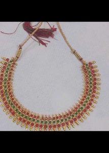 Brass Gold Multicolour Very Beautiful Jwellery Set