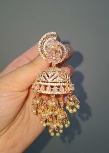 AD Pink Jhumka