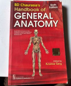 BD Chaurasia Handbook Of General Anatomy