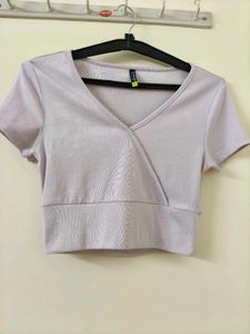 Lavender Crop Top