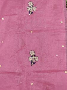 Super net Party Wear Saree With Blouse