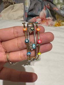 Combo: Evil Eye Bracelets &amp; Butterfly Earrings