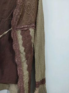 Vintage Brown Shrug With Top
