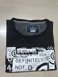 Black T-shirt For Men