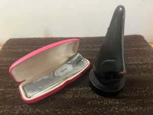 Pink Eyeglass Case &amp; Holder