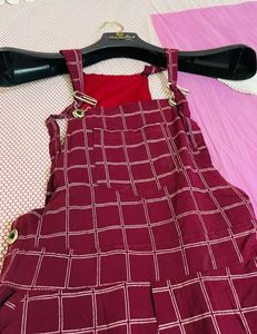 Wine Dungarees