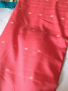 New Coral Saree