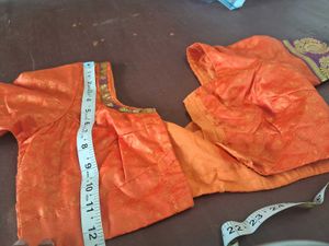 Orange Saree Blouse