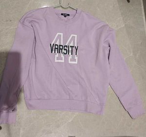 Lilac Varsity Sweatshirt