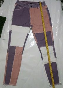 Nova Jeans Stuck in a Dream Patchwork Skinny High