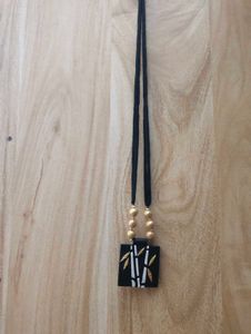 Bamboo Pendant Necklace