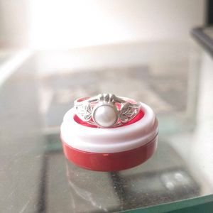 Pure Silver High quality Pearl Ring