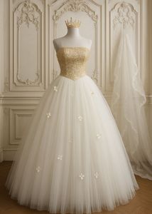 Gold & Ivory Princess Gown