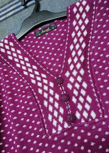 Woolen Short Kurti For Women