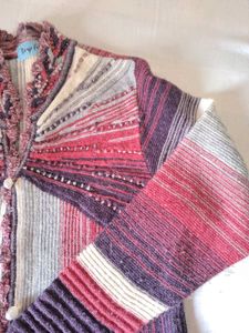Colorful Knit Cardigan