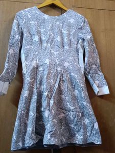 Floral Print Long Sleeve Dress