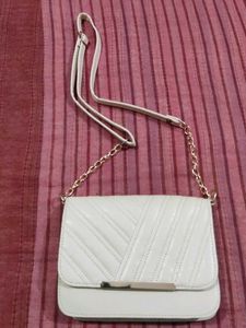 Chic White Crossbody Bag