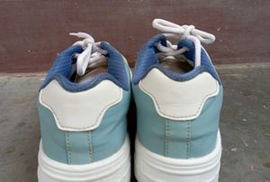 Blue &amp; White Shoes 👟👟