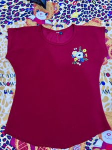 Maroon Top - Size S