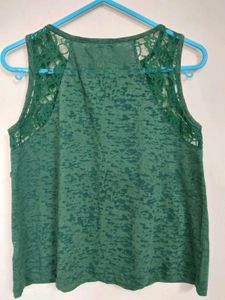 Green Lace Top from Brand- Nuon (Size-XS)