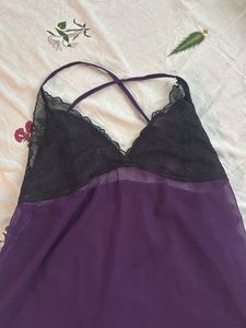 Purple Lace Nightgown